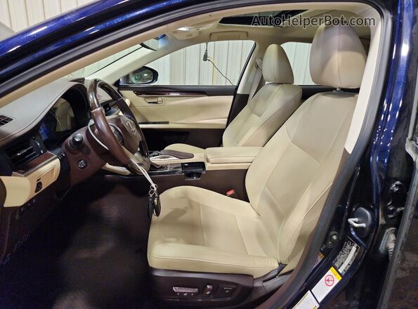58ABK1GG4HU040666 2017 LEXUS ES Blue Widok wnętrza z przodu