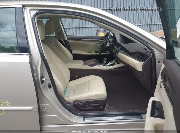 58ABK1GG4HU053854 2017 LEXUS ES 350 Tan Вид салону спереду