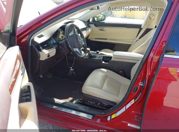 58ABK1GG4HU070489 2017 LEXUS ES 350 Red 