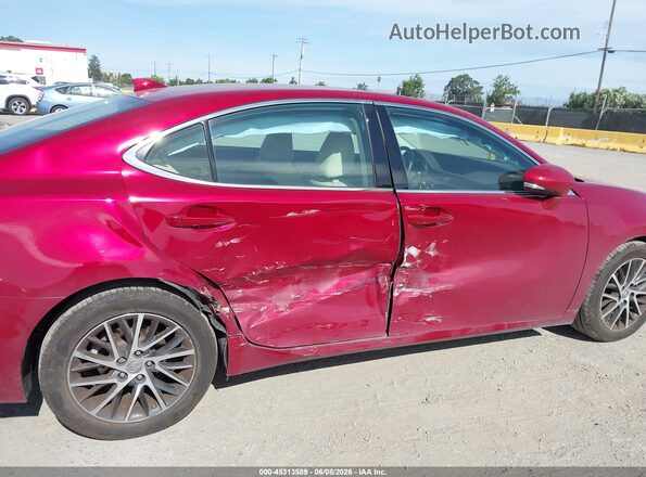 58ABK1GG4HU070489 2017 LEXUS ES 350 Red 