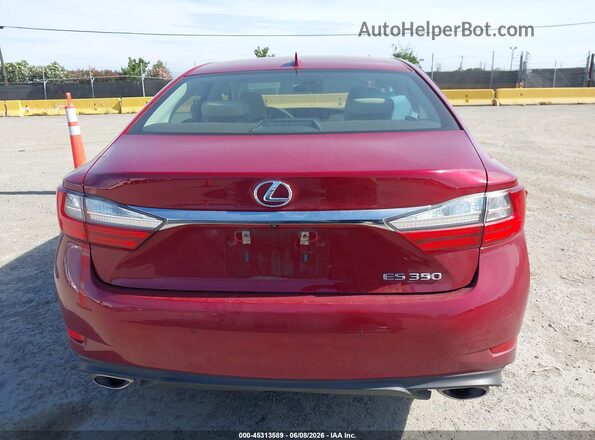 58ABK1GG4HU070489 2017 LEXUS ES 350 Red 