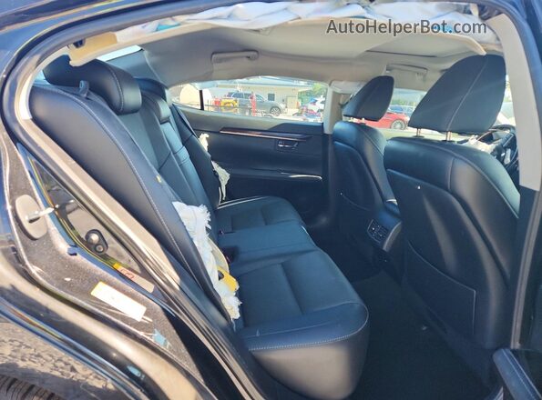 58ABK1GG4JU090103 2018 LEXUS ES Black უკანა სავარძლების ხედი