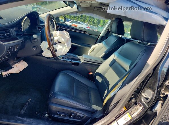 58ABK1GG4JU090103 2018 LEXUS ES Black წინა სალონის ხედი