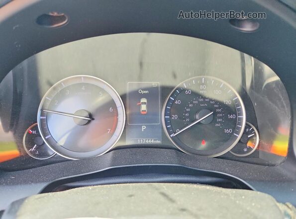 58ABK1GG5GU009313 2016 LEXUS ES Gray Вид щитка приладів