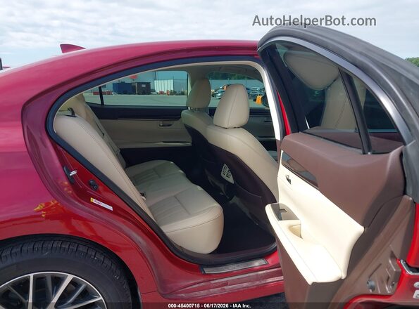58ABK1GG5GU015676 2016 LEXUS ES 350 Red VIN კოდის სტიკერის ხედი