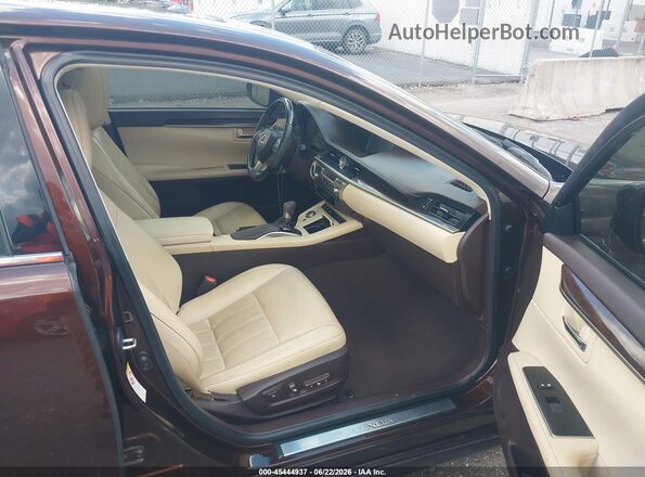 58ABK1GG5GU026273 2016 LEXUS ES 350 Brown Вид салону спереду