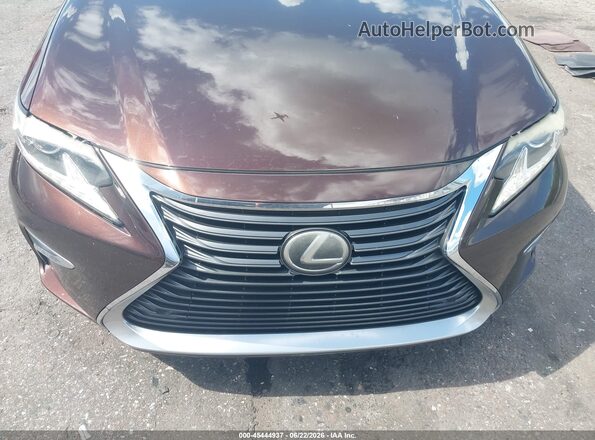58ABK1GG5GU026273 2016 LEXUS ES 350 Brown Вид щитка приладів