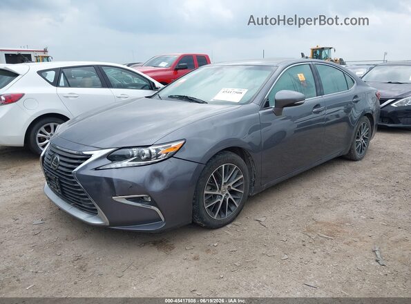 58ABK1GG5HU078164 2017 LEXUS ES 350 Gray Vista tres cuartos delantera izquierda