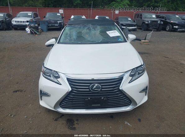 58ABK1GG5JU096038 2018 LEXUS ES 350 White ხელსაწყოთა პანელის ხედი