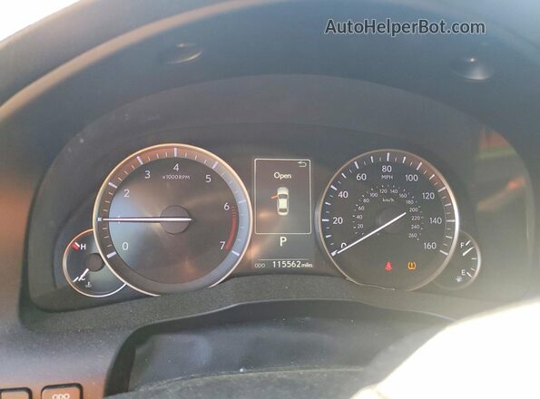 58ABK1GG6GU025052 2016 LEXUS ES Black Vista del cuadro de instrumentos