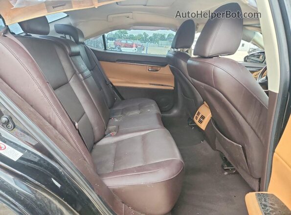 58ABK1GG6JU083606 2018 LEXUS ES Black Вид задніх сидінь