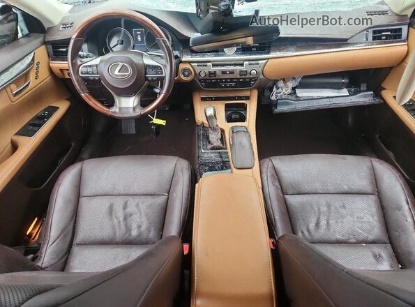 58ABK1GG6JU083606 2018 LEXUS ES Black Вид панелі приладів
