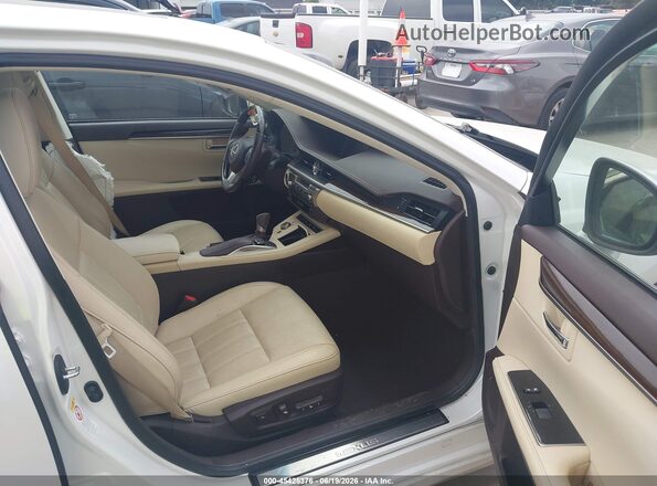 58ABK1GG6JU086280 2018 LEXUS ES 350 White Front interior view
