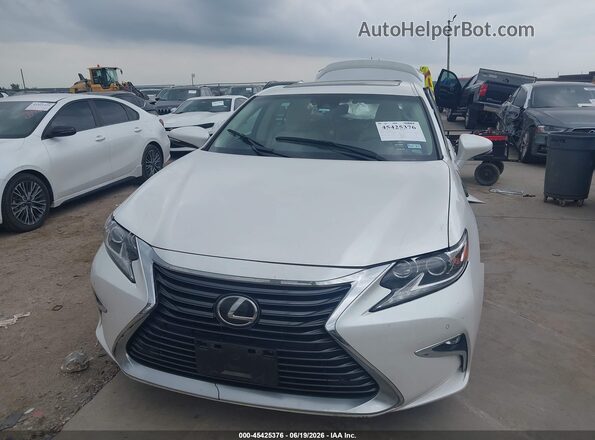 58ABK1GG6JU086280 2018 LEXUS ES 350 White Instrument cluster view