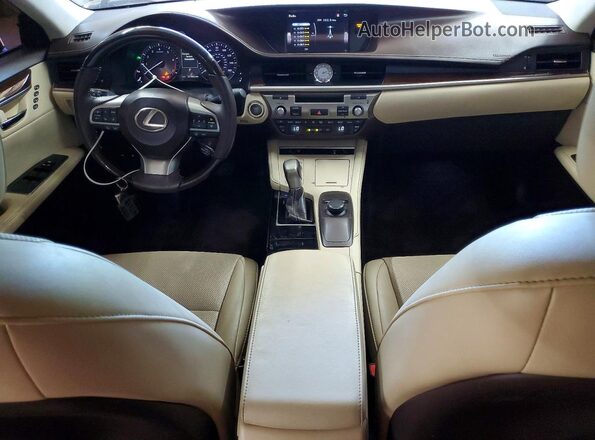 58ABK1GG7GU030664 2016 LEXUS ES Black Առջևի վահանակի տեսք