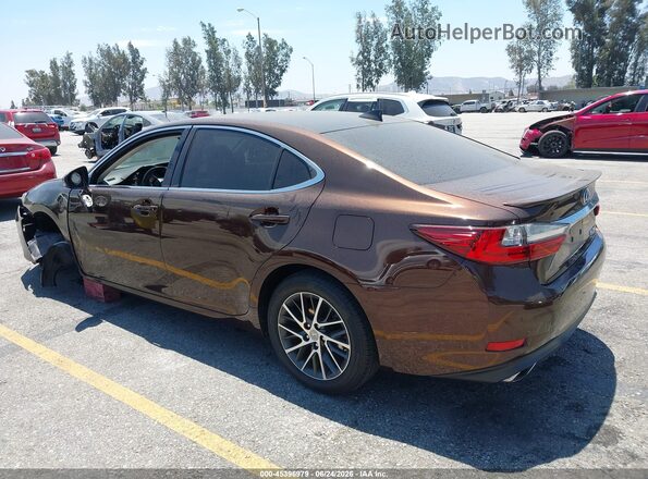 58ABK1GG7HU058529 2017 LEXUS ES 350 Brown Rear left