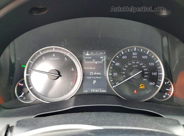 58ABK1GG8GU006468 2016 LEXUS ES Silver Вид щитка приладів