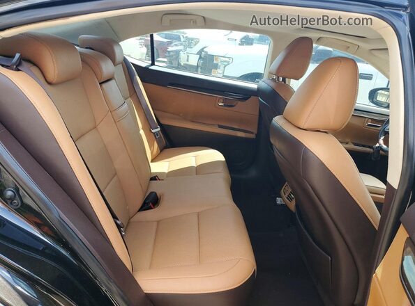 58ABK1GG8GU035386 2016 LEXUS ES Black Հետևի նստատեղերի տեսք