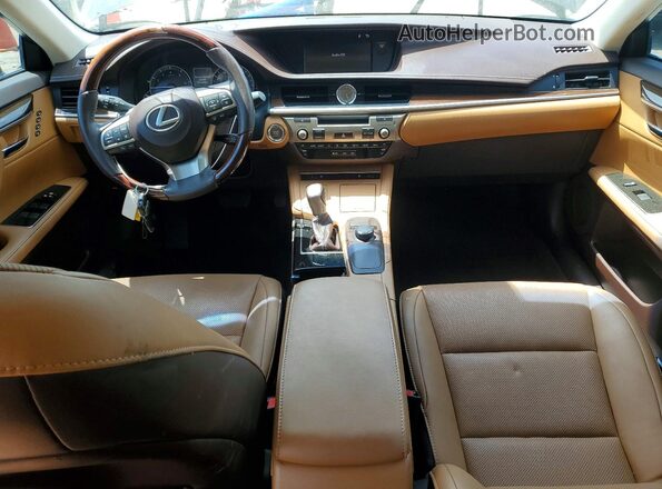 58ABK1GG8GU035386 2016 LEXUS ES Black Առջևի վահանակի տեսք