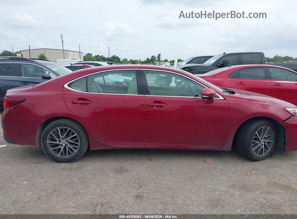 58ABK1GG8HU070933 2017 LEXUS ES 350 Burgundy Widok wnętrza z tyłu