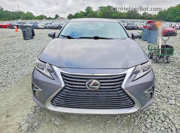 58ABK1GG8JU113446 2018 LEXUS ES Charcoal წინა ხედი