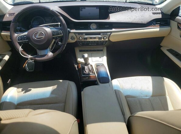 58ABK1GG9GU030116 2016 LEXUS ES White Вид панелі приладів