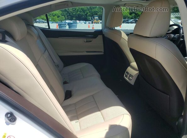 58ABK1GG9GU030116 2016 LEXUS ES White Вид задніх сидінь