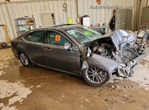 58ABK1GGXJU093667 2018 LEXUS ES Gray Передня права чверть
