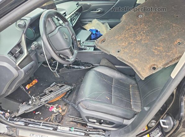 58ABZ1B10KU021862 2019 LEXUS ES Black Front interior view
