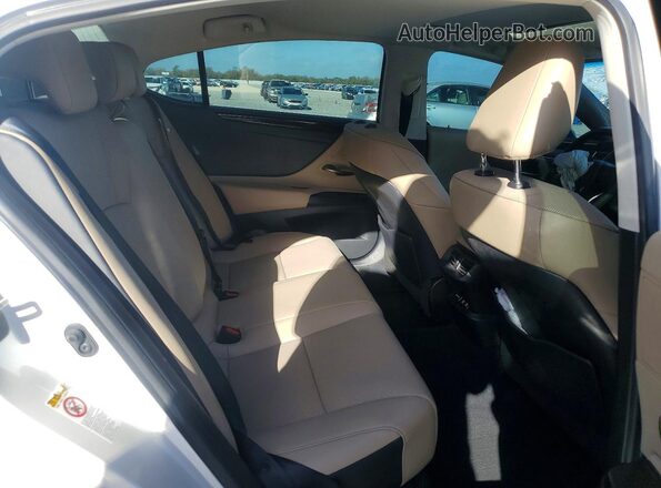 58ABZ1B10KU030898 2019 LEXUS ES White Հետևի նստատեղերի տեսք