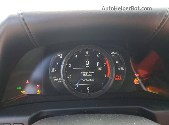58ABZ1B11KU032689 2019 LEXUS ES Silver Widok zestawu wskaźników