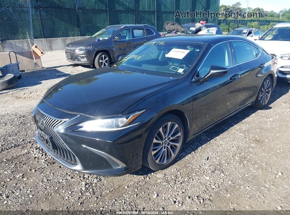 58ABZ1B14KU024988 2019 LEXUS ES 350 Black წინა მარცხენა ხედი სამი მეოთხედიდან