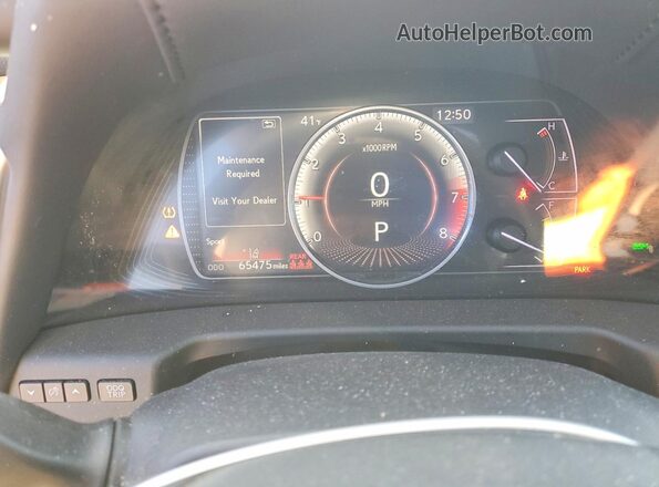 58ABZ1B15KU013014 2019 LEXUS ES Silver Widok zestawu wskaźników
