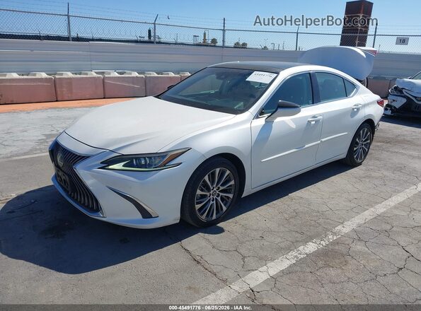 58ABZ1B16KU031294 2019 LEXUS ES 350 White Vista tres cuartos delantera izquierda