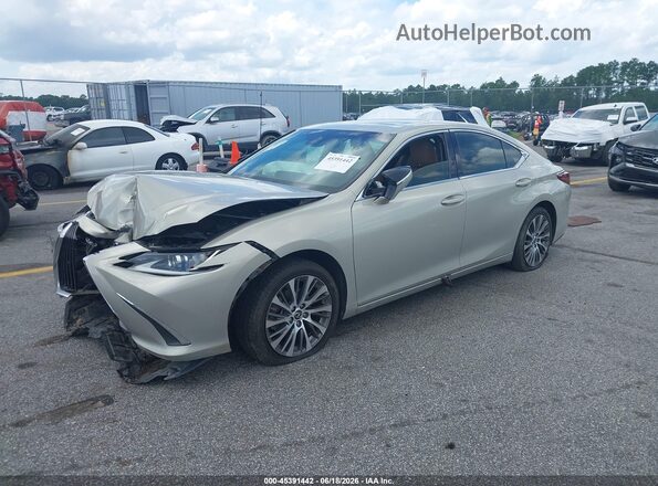 58ABZ1B17KU010020 2019 LEXUS ES 350 Tan წინა მარცხენა ხედი სამი მეოთხედიდან