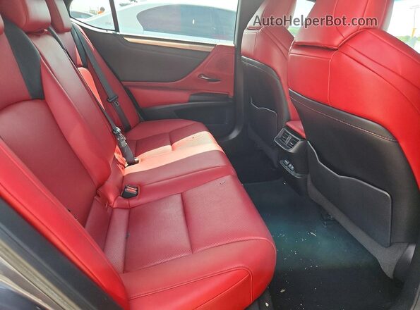 58ABZ1B17KU011393 2019 LEXUS ES Gray Vista de los asientos traseros