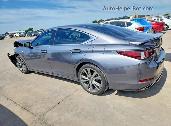 58ABZ1B17KU011393 2019 LEXUS ES Gray Trasero izquierdo