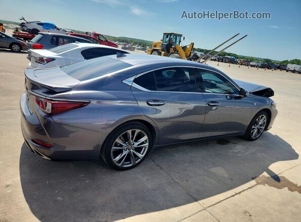 58ABZ1B17KU011393 2019 LEXUS ES Gray Trasero derecho