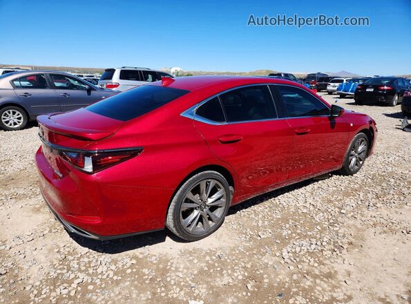 58ABZ1B18KU022953 2019 LEXUS ES Burgundy Trasero derecho