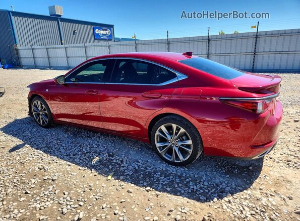 58ABZ1B18KU022953 2019 LEXUS ES Burgundy Trasero izquierdo