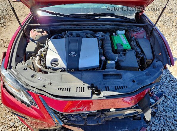 58ABZ1B18KU022953 2019 LEXUS ES Burgundy Vista interior trasera