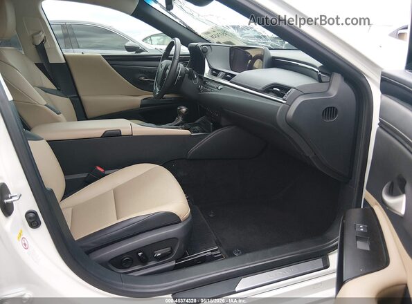 58ABZ1B19KU002873 2019 LEXUS ES 350 White Widok wnętrza z przodu