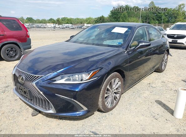 58ABZ1B19KU038286 2019 LEXUS ES 350 Black Vista tres cuartos delantera izquierda