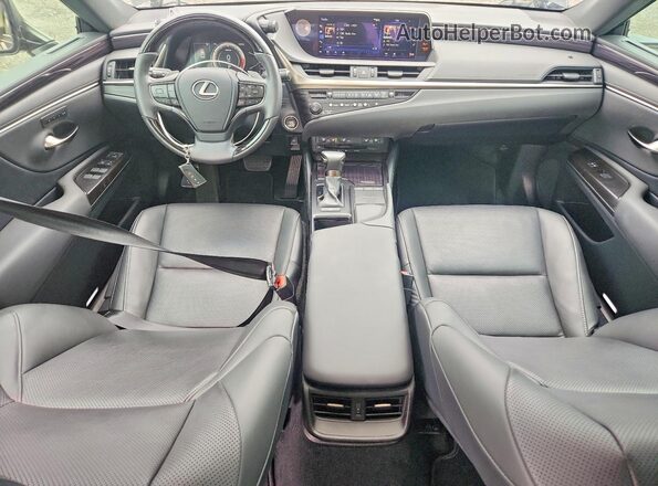 58ABZ1B1XKU037633 2019 LEXUS ES Black Вид панелі приладів