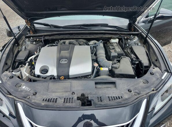 58ABZ1B1XKU037633 2019 LEXUS ES Black Вид задньої частини салону
