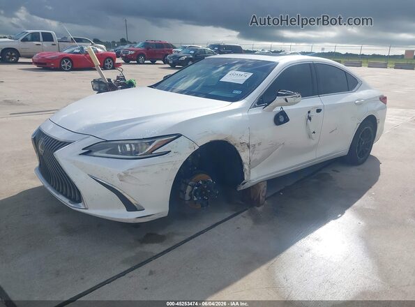 58ABZ1B1XKU042783 2019 LEXUS ES 350 White წინა მარცხენა ხედი სამი მეოთხედიდან