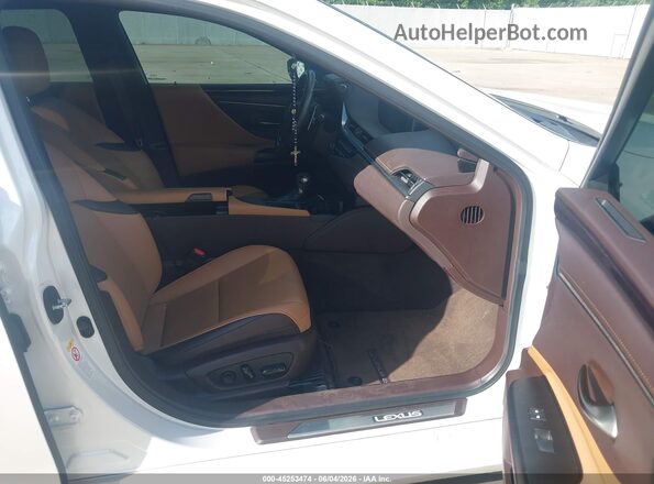 58ABZ1B1XKU042783 2019 LEXUS ES 350 White წინა სალონის ხედი