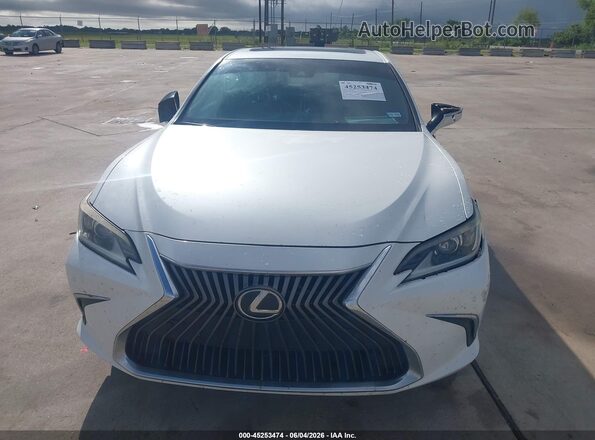 58ABZ1B1XKU042783 2019 LEXUS ES 350 White ხელსაწყოთა პანელის ხედი