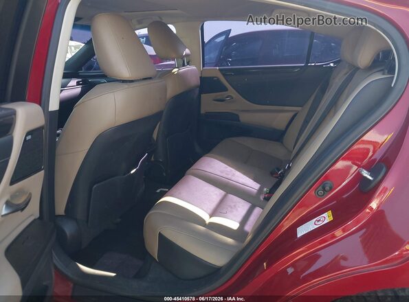 58ABZ1B1XKU045473 2019 LEXUS ES 350 Red VIN կոդի պիտակի տեսք