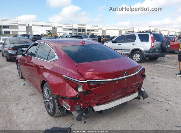 58ACZ1B12NU114956 2022 LEXUS ES 350 Red Rear left